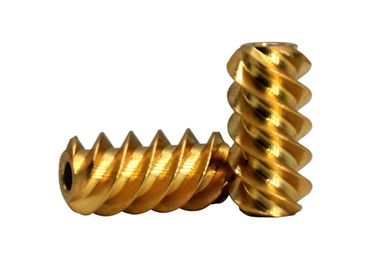 High Demand Small Bronze Worm Gear Sets 4 Teeth 0.7 Module DIN3974/ 9