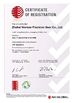 Chiny Zhuhai Nierson Precision Gear Co., Ltd. Certyfikaty